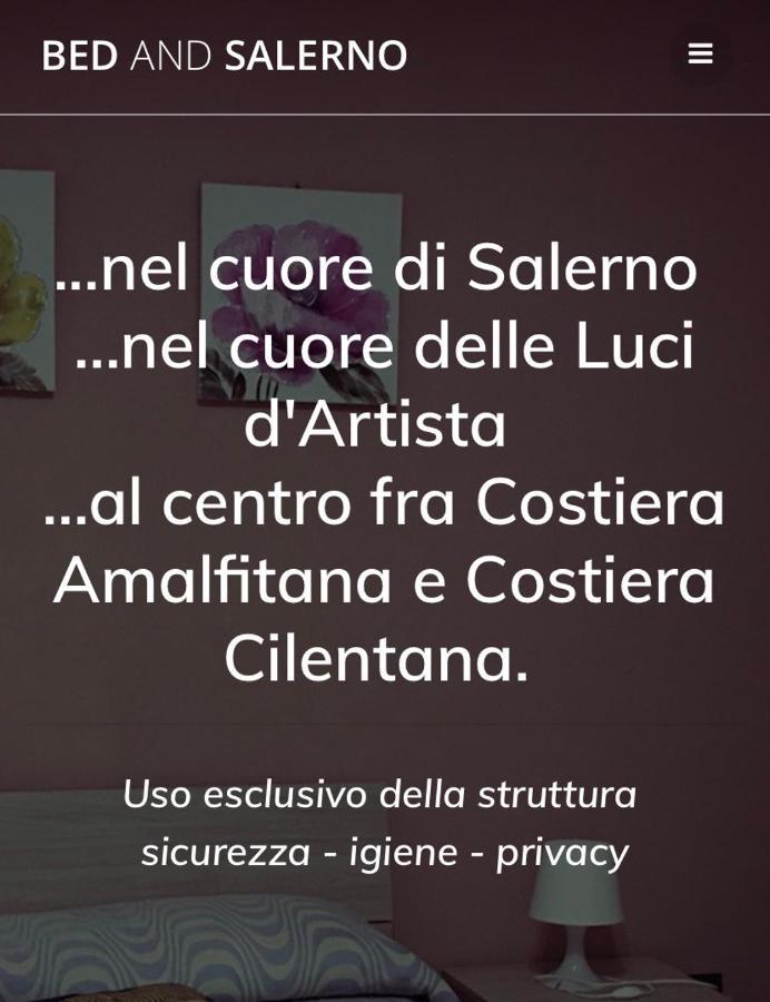 Bed And Salerno - Largo Campo - Appartamento Esterno foto